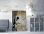 Wallity WY121 Banksy - Lienzo Decorativo Enmarcado 50 x 70 cm